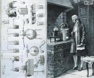 Puzzle Antoine Lavoisier (1743-1794), Γάλλος χημικός, θεωρείται ο δημιουργός της σύγχρονης Χημείας