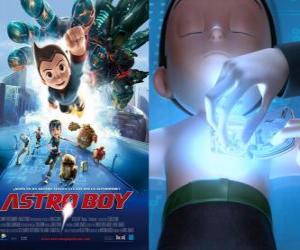 Puzzle AstroBoy ή Astro Boy, μια υπερ-ρομπότ που δημιουργήθηκε από τον Δρ Tenma στην εικόνα του νεκρού γιου Toby του και τις αναμνήσεις του