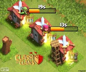 Puzzle Clash of Clans των Στρατώνων