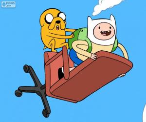 Puzzle Finn και Τζέηκ που φέρουν
