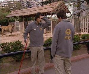Puzzle Gonzalo βλέπει Leandro στο ζωολογικό κήπο