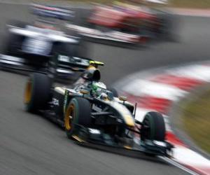 Puzzle Heikki Kovalainen - Lotus - Σανγκάη 2010