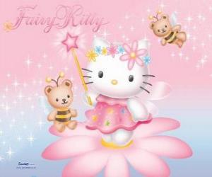 Puzzle Hello Kitty, η νεράιδα κήπο