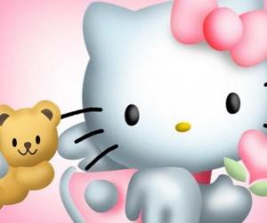 Puzzle Hello Kitty με Teddy Bear της Tiny Chum