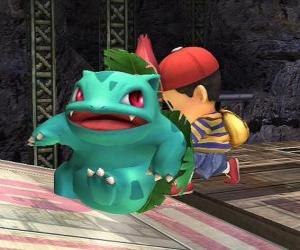 Puzzle Ivysaur - Pokémon τύπου χορτάρι Δηλητήριο
