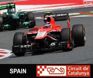 Puzzle Max Τσίλτον - Marussia - Circuit de Catalunya, της Βαρκελώνης, 2013