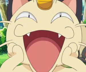 Puzzle Meowth, ένα Pokemon πολύ παιχνιδιάρικο