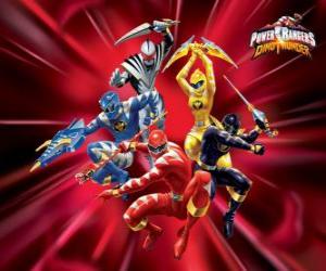 Puzzle Power Rangers Dino Thunder