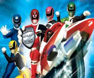 Puzzle Power Rangers SPD. Space Patrol Δέλτα