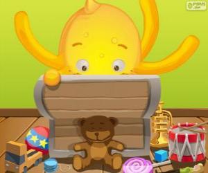 Puzzle Pypus και το κουτί παιχνίδια