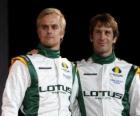 Jarno Trulli και Heikki Kovalainen, ο Team οδηγούς Lotus Racing