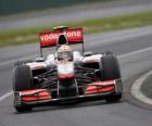 Λιούις Χάμιλτον κατά τη διάρκεια του αγώνα - McLaren - Μελβούρνη 2010