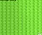 Lego πράσινο βάση έδρασης