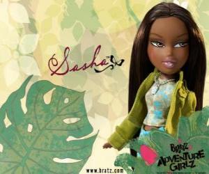 Puzzle Sasha - BunnyBoo - Bratz είναι η πρώτη αφρικανική αμερικανική. Μεσαίο όνομα του είναι Edith, είναι ναρκισσισμός, αλλά αυτό είναι φυσιολογικό (γι &#039;αυτήν).