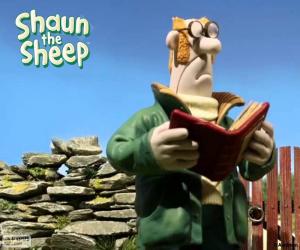 Puzzle Shaun αγρότης