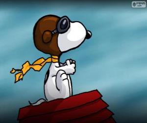 Puzzle Snoopy πιλότος