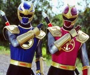 Puzzle Thunder Ranger είναι ένα Ντουέτο Crimson και Ναυτικό