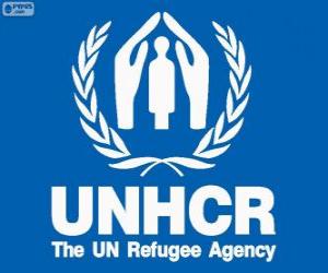 Puzzle UNHCR λογότυπο, Ύπατη Αρμοστεία του ΟΗΕ για τους Πρόσφυγες