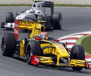 Puzzle Vitaly Petrov - Renault - Βαρκελώνη 2010