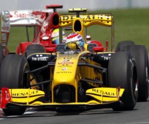Puzzle Vitaly Petrov - Renault - Μόντρεαλ 2010