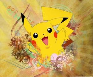Puzzle Είναι ένα Pokémon ποντίκι κίτρινο, ηλεκτρικά τύπου.