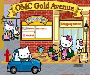 Puzzle Εμπορικό ημέρα με Hello Kitty και φίλους