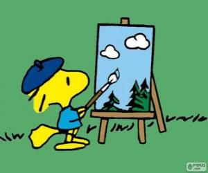 Puzzle Ζωγράφος Woodstock