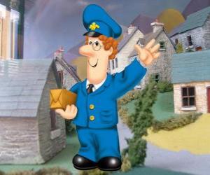 Puzzle Η ταχυδρόμος Pat Clifton ζει στο Greendale με τη γυναίκα του Sarah και ο γιος του Julian