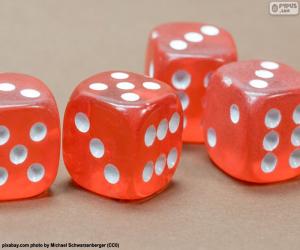 Puzzle Κόκκινα ζάρια