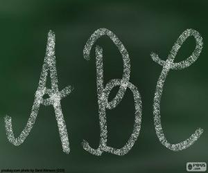 Puzzle Μαυροπίνακας, ABC